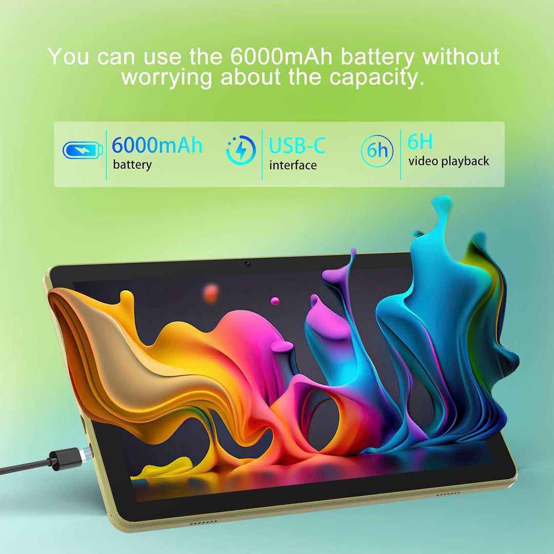Tableta Android 15 de 10 pulgadas, 20GB RAM 128GB ROM 2TB Expand, C...