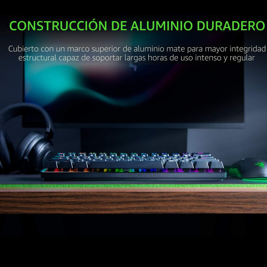 Razer Huntsman Mini 60% Teclado de Juegos: Interruptores Ópticos Cl...