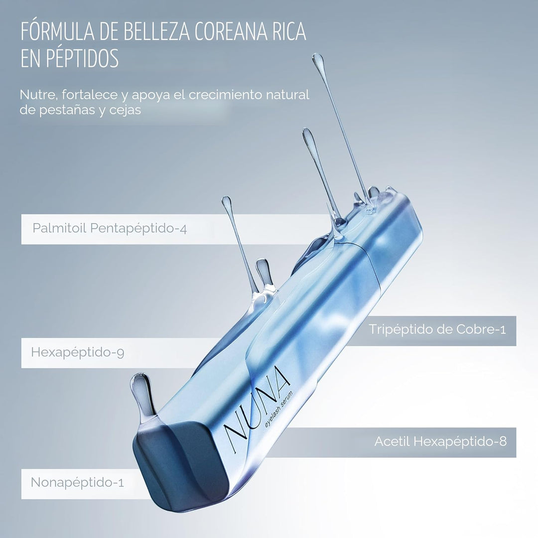 NUNA Suero de apoyo para el crecimiento de pestañas 6ml \u2013 Suer...