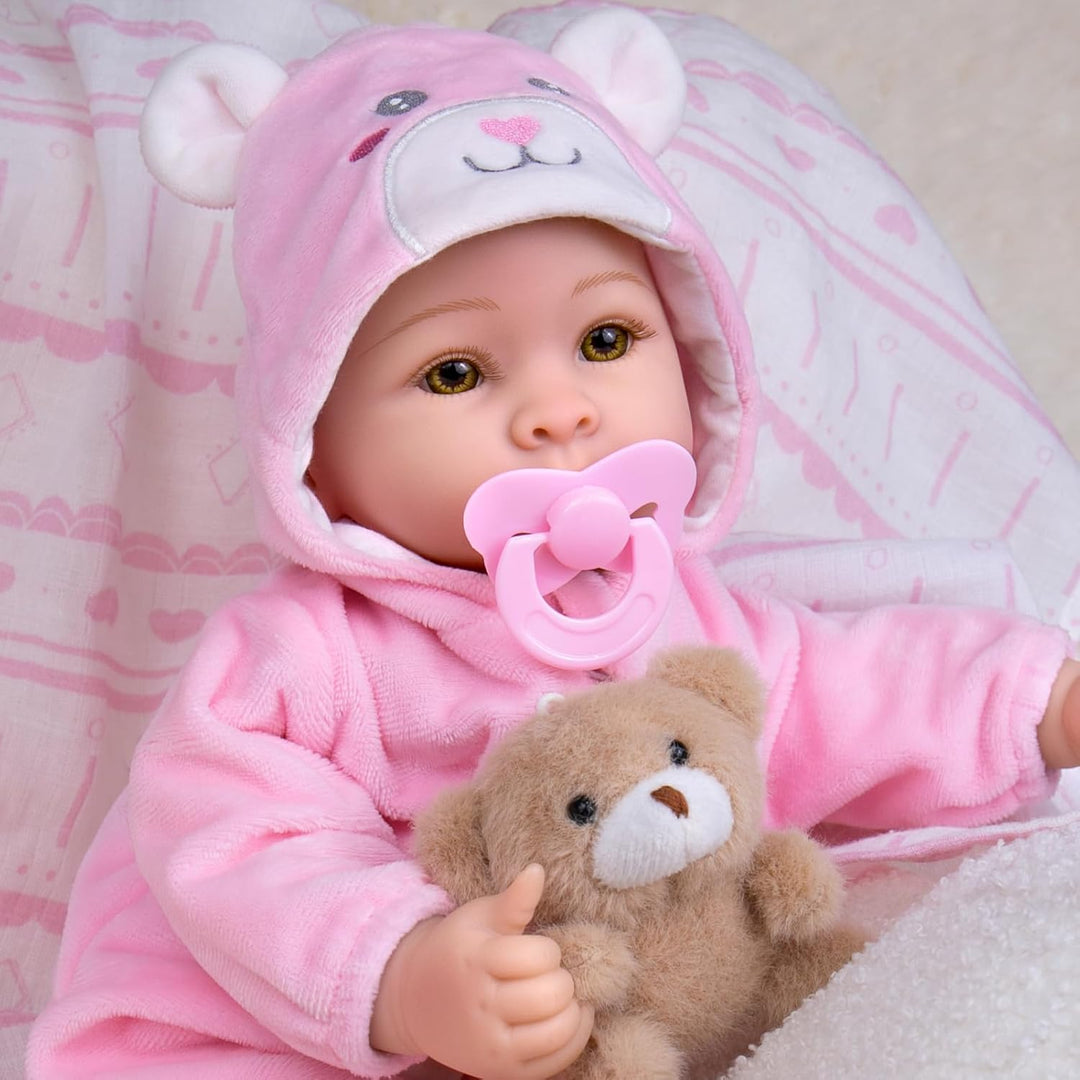 UOFTKIZ Baby Dolls Girl - Muñeca de bebé de la vida real de 17 pulg...