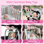 Juguetes de asiento de carro para bebés de 0 a 6 meses, juguetes de...