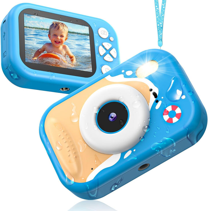 Cámara para niños impermeable, cámara submarina IP68 para niños de...
