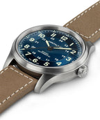 Hamilton Khaki Field Titanium Reloj automático para hombre, caja de titanio