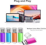 K&amp;ZZ Paquete de 5 unidades flash USB de 64 GB de 64 GB USB 2.0...
