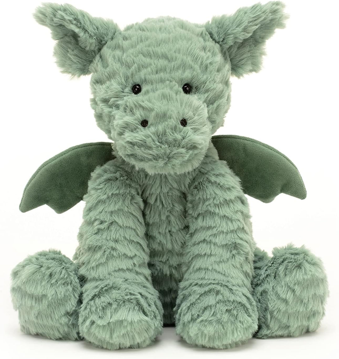 Jellycat Fuddlewuddle Dragón de peluche, 9 pulgadas, juguete de pel...