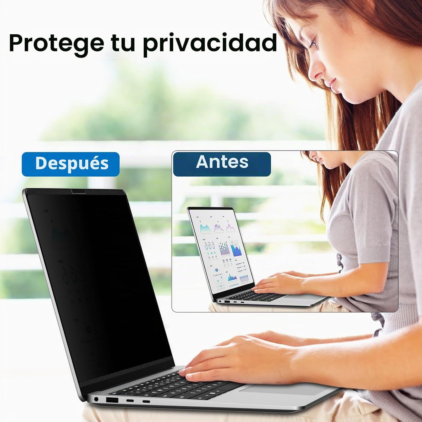 STARY Pantalla de privacidad magnética para Surface Laptop 4\/3\/2...