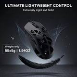 Redragon M997 Ratón inalámbrico para juegos de aleación de magnesio...