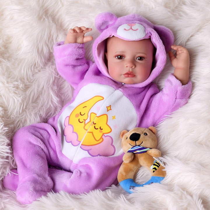 BABESIDE Reborn Baby Dolls - Muñeca realista de vinilo suave de 20...