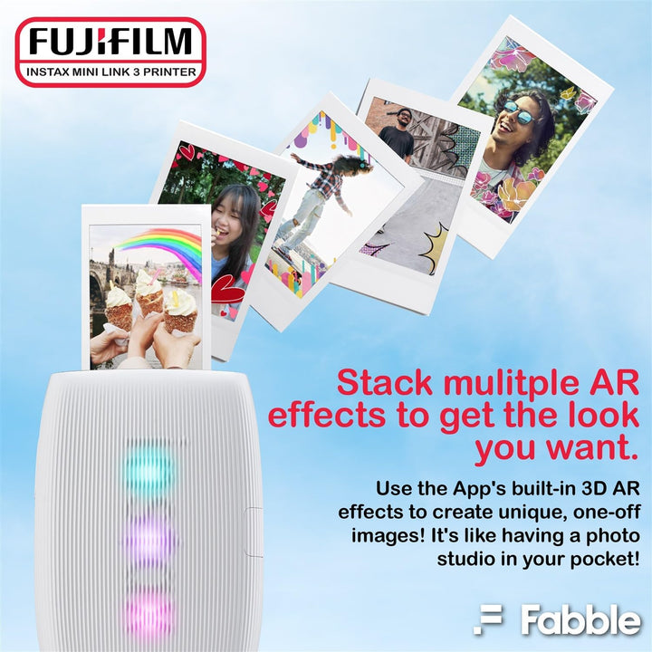 Fujifilm Instax Mini Link 3 Impresora para smartphone - Paquete de...