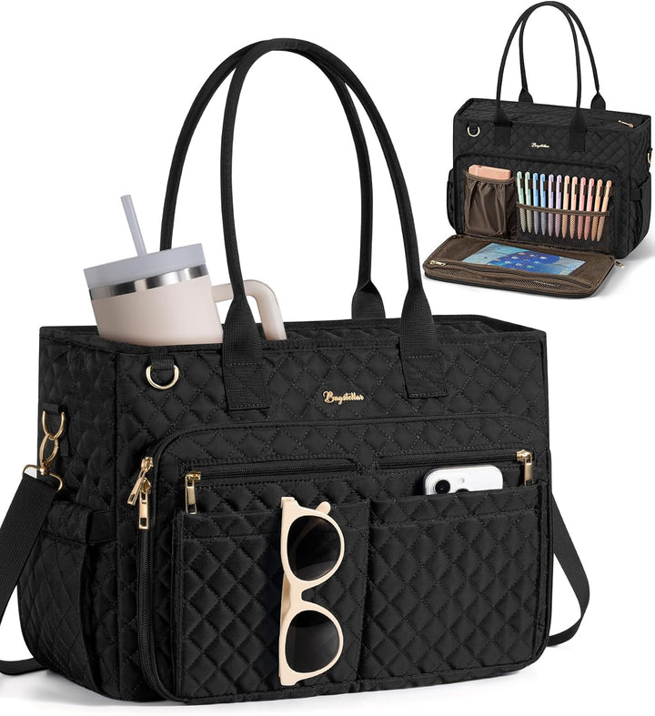 Bagstellar Bolsa de mano para profesora para mujer, bolsa de trabaj...