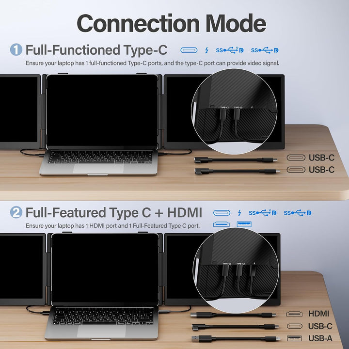 Monitor extensor de pantalla para portátil, 14.1 pulgadas, ultra de...