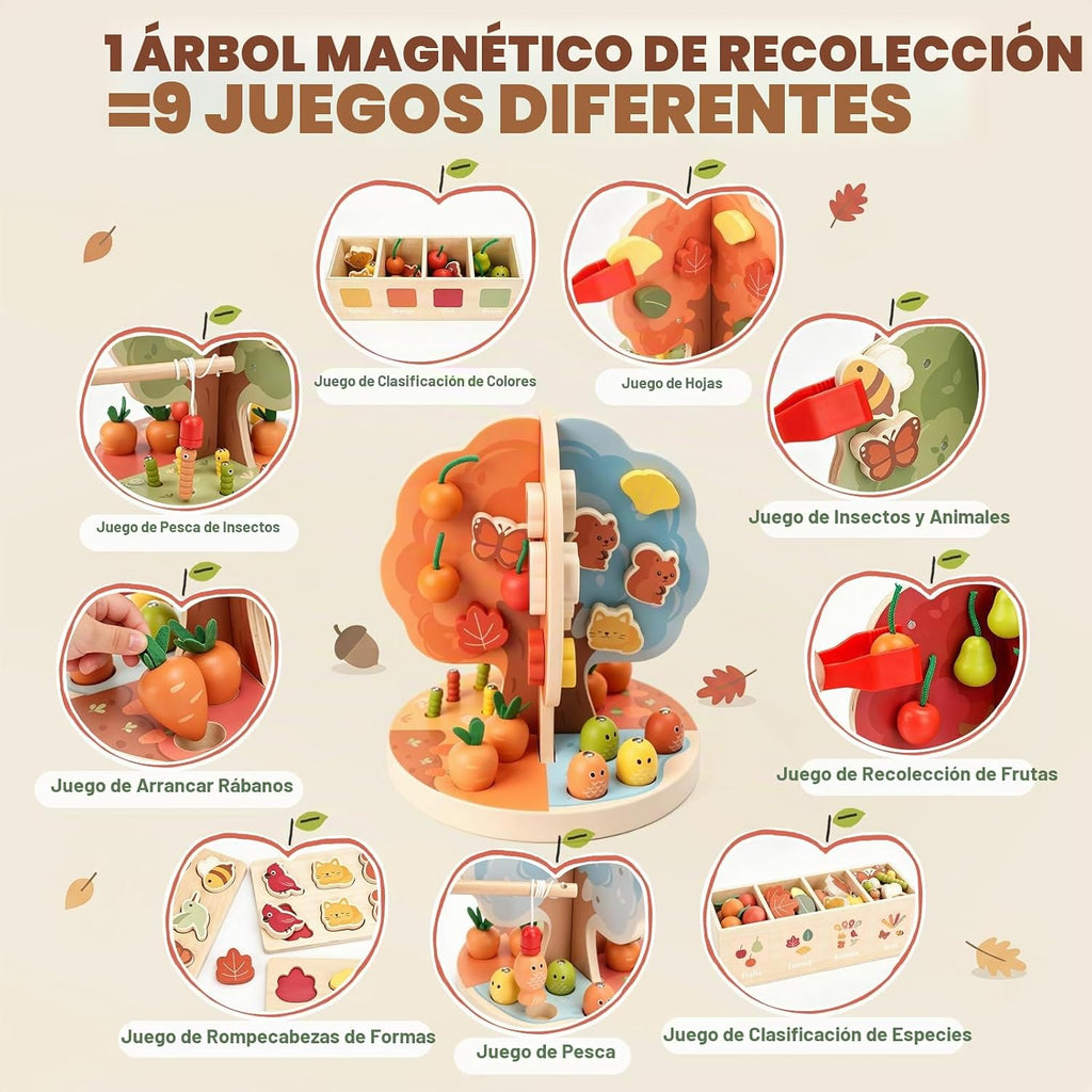 Joyreal Montessori Juguetes para niños de 3 a 5 años