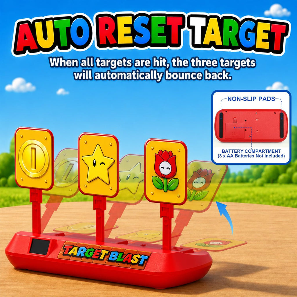 Juegos electrónicos de tiro al blanco para niños, juguete de
