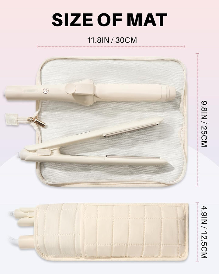 Noldena Hot Tools - Estuche de viaje con bolsa resistente al calor,...