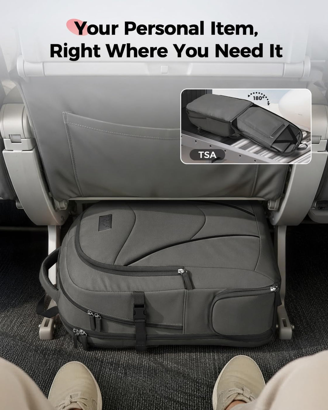 MATEIN HER Mochila de trabajo para laptop con compartimento para al...
