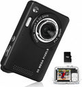 Cámara digital de 50 MP, cámara de vlogging 4K con funda impermeable IP68, zoom 16X, cámara de enfoque automático de 32 filtros para niños, para viajes, niños y adolescentes