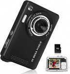 Cámara digital de 50 MP, cámara de vlogging 4K con funda impermeable IP68, zoom 16X, cámara de enfoque automático de 32 filtros para niños, para viajes, niños y adolescentes