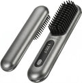 NUMOYA Go Brush Pro - Cepillo alisador portátil para viajes, Gris