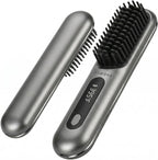 NUMOYA Go Brush Pro Cepillo alisador portátil para viajes, Púrpura