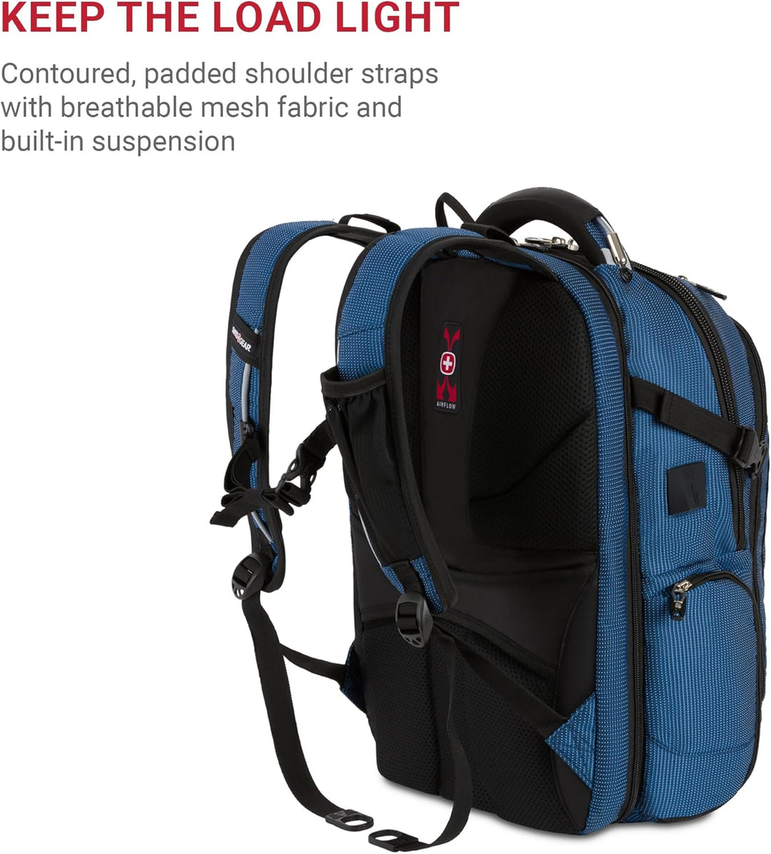 SwissGear 5358 USB ScanSmart Mochila para Portátil de 16", Negr...