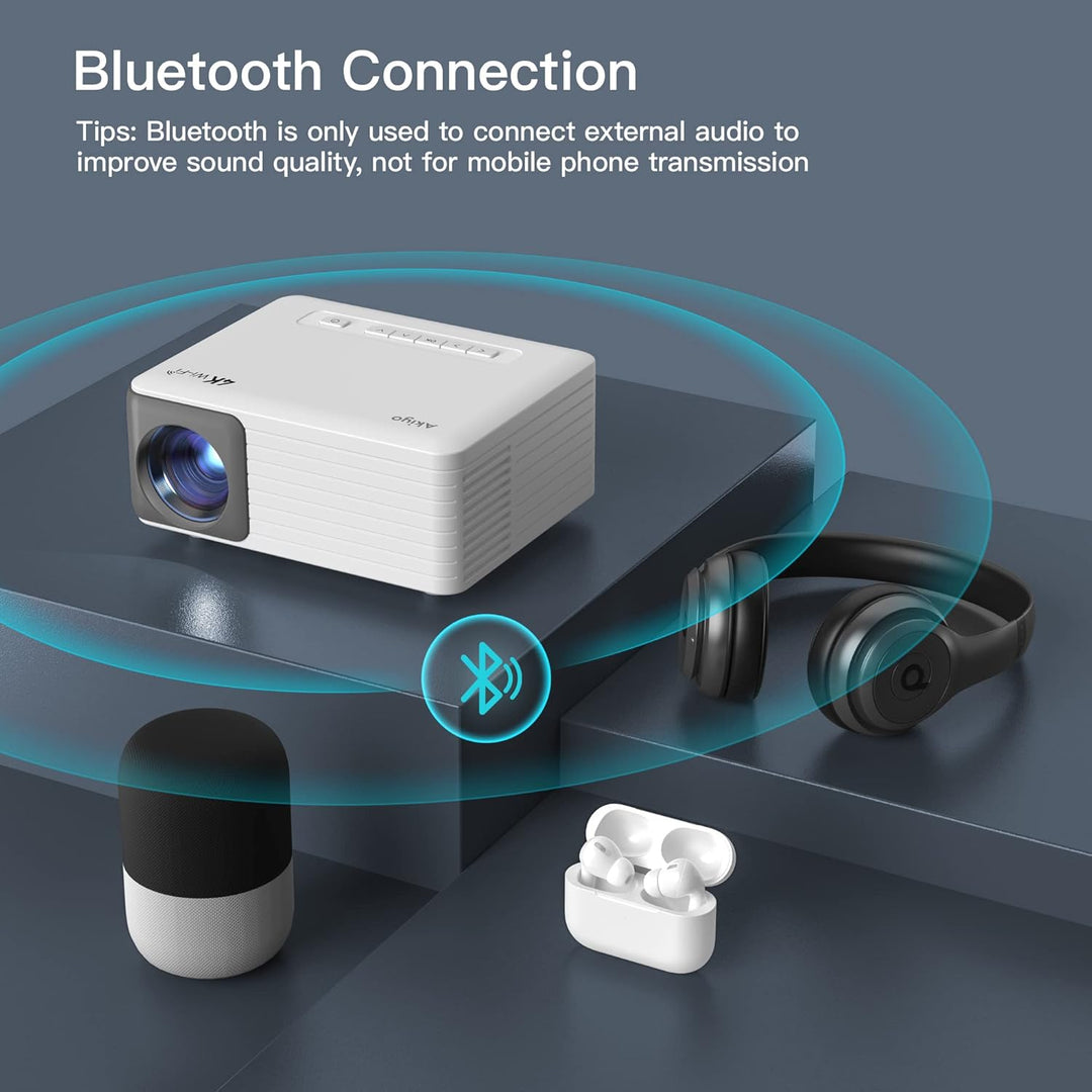 Mini proyector con WiFi y Bluetooth proyector actualizado