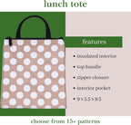 Kate Spade New York - Bolsa de almuerzo aislada, punto blanco