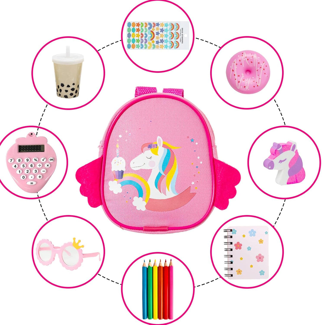 Ropa y Accesorios de Muñeca BDDOLL y Artículos Escolares Set de Jue...