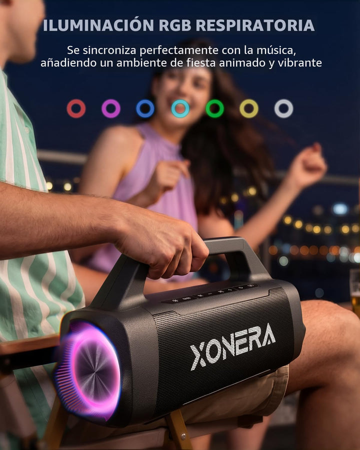 Xonera Altavoces Bluetooth inalámbricos, altavoz potente de 80 W (m...