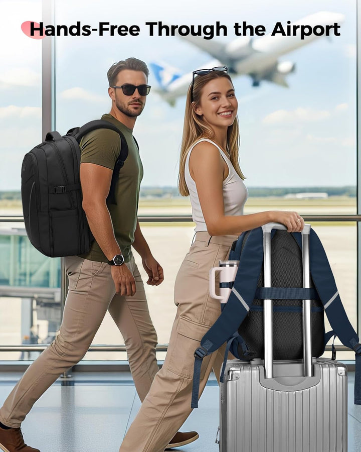 MATEIN HER Mochila de trabajo para laptop con compartimento para al...