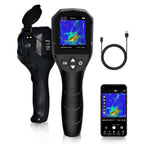 Pistola de cámara de imágenes térmicas, termómetro infrarrojo AIOMEST con resolución TISR de 240 × 240, detecta calor de temperatura de -4 °F a 1022 °F para HVAC, inspección del hogar, electricidad, comprobación de fugas de agua/aire
