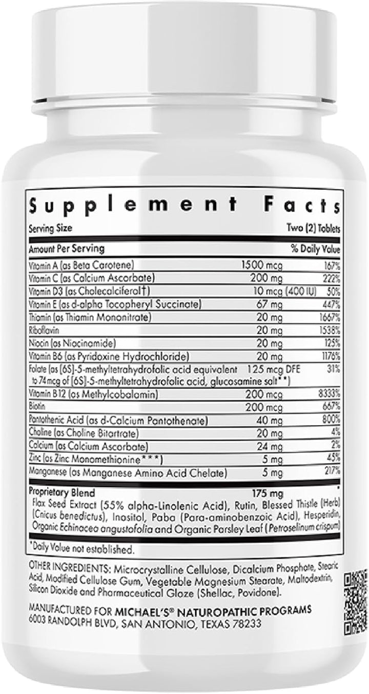 MICHAEL'S Health Naturopathic Programs Pre-Teen Girls - 30 tabletas...