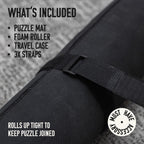 Puzzle Mat para Rompecabezas: Acomoda 1500, 1000 y 500 piezas, Rodillo para Romanos Rompecabezas, Almacenamiento y Transporte para Adultos y Niños, de Amuzi