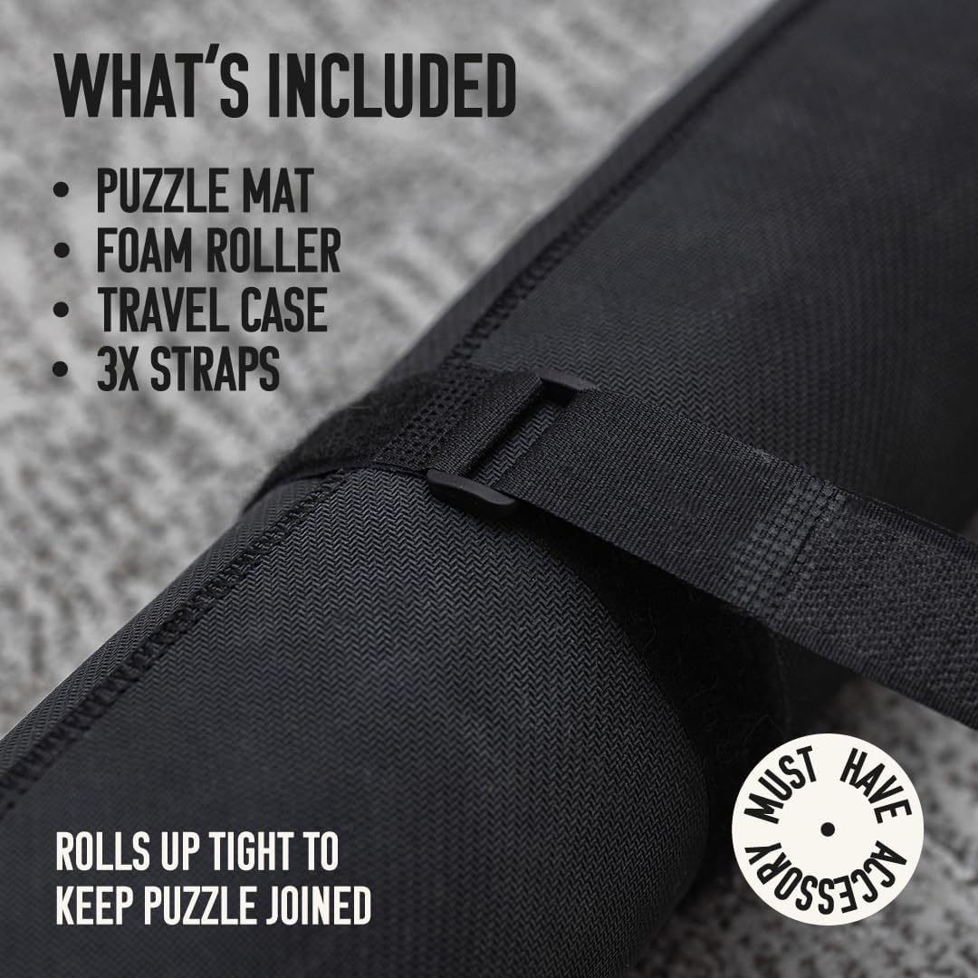 Puzzle Mat para Rompecabezas: Acomoda 1500, 1000 y 500 piezas, Rodillo para Romanos Rompecabezas, Almacenamiento y Transporte para Adultos y Niños, de Amuzi