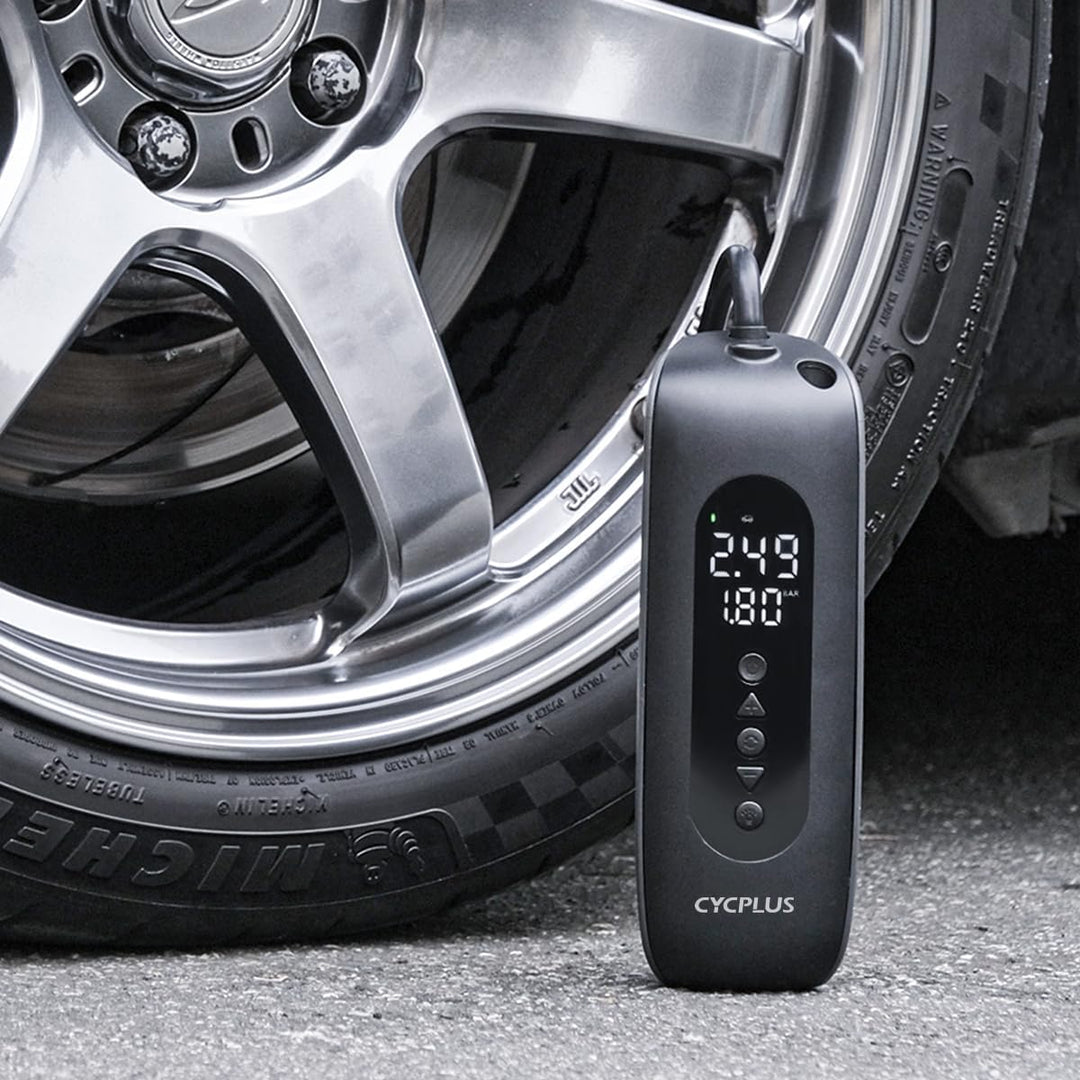 CYCPLUS Inflador de neumáticos, compresor de aire portátil, bomba d...