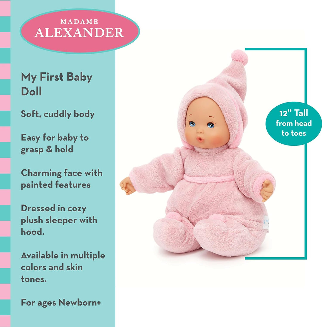 My First Baby - Madame Alexander, mi primer bebé, color rosa.