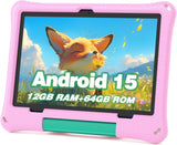 Tableta para niños: Tablet Android 15 de 10 pulgadas para niños, ba...