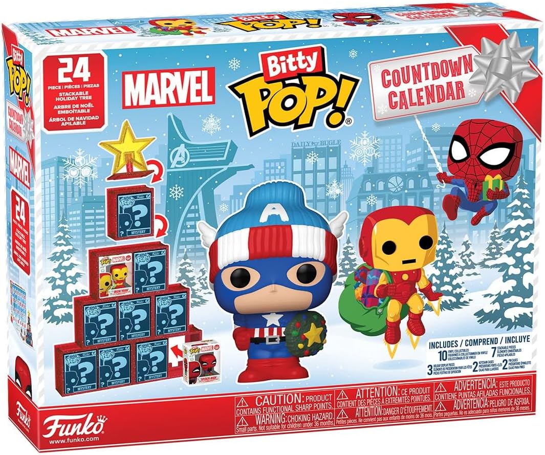 Funko Calendario de cuenta regresiva Pop Bitty Marvel