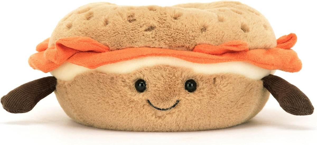 Jellycat Peluche de bagel Amuseables