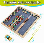 Laberinto magnético del alfabeto con rompecabezas de letras para un aprendizaje divertido, juguete educativo Montessori para niños y niñas de 3, 4 y 5 años, desarrollo de habilidades motoras finas y