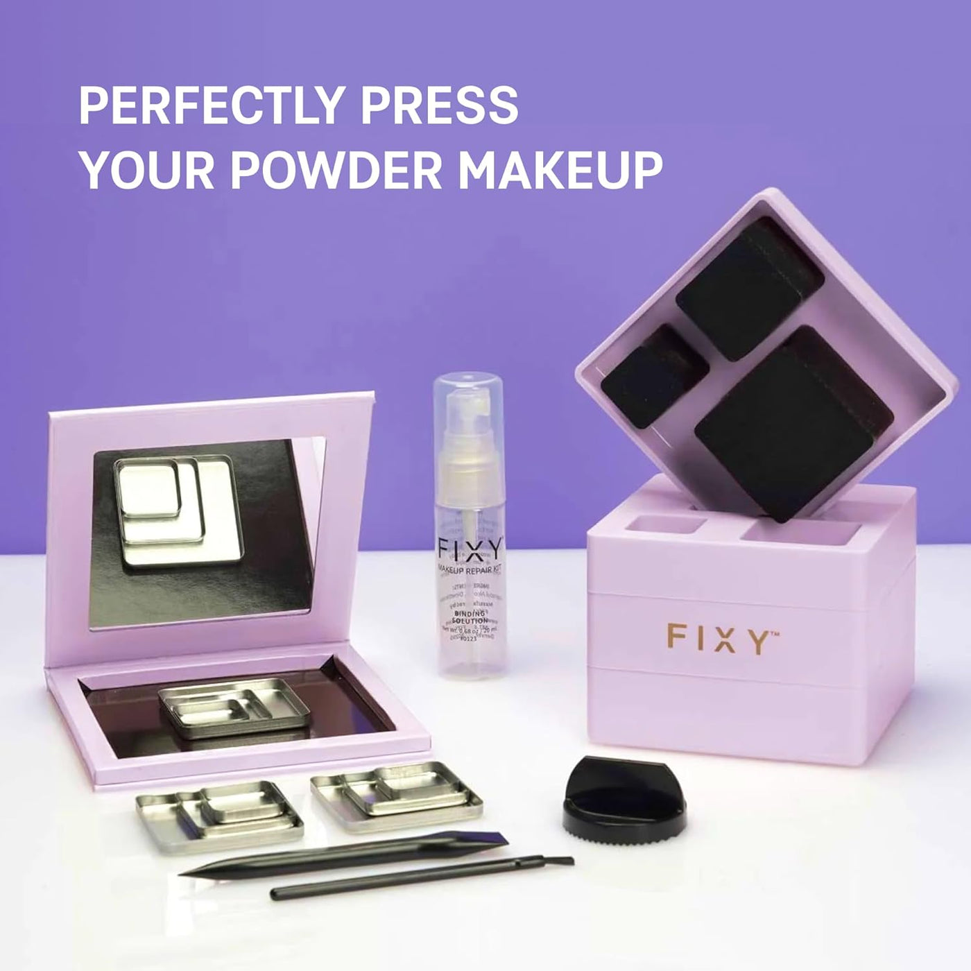 FIXY Kit de reparación de maquillaje \u2013 Reprime sombras de ojos...
