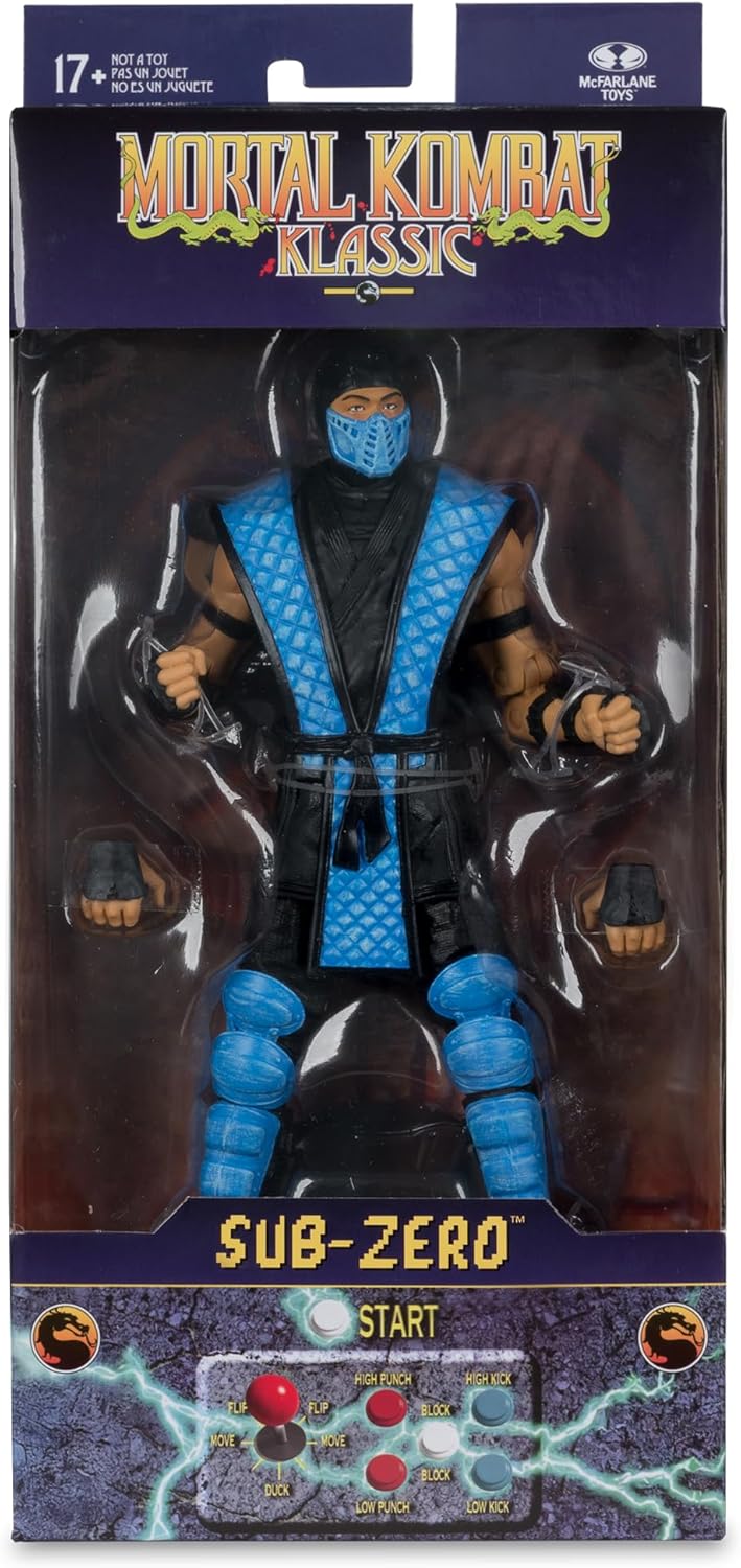 McFarlane Toys - Figura de acción Mortal Kombat Klassic Sub-Zero de...