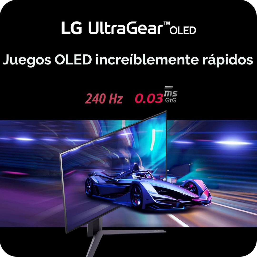 LG \u200E27GS93QE Monitor para videojuegos Ultragear OLED de 27 pul...