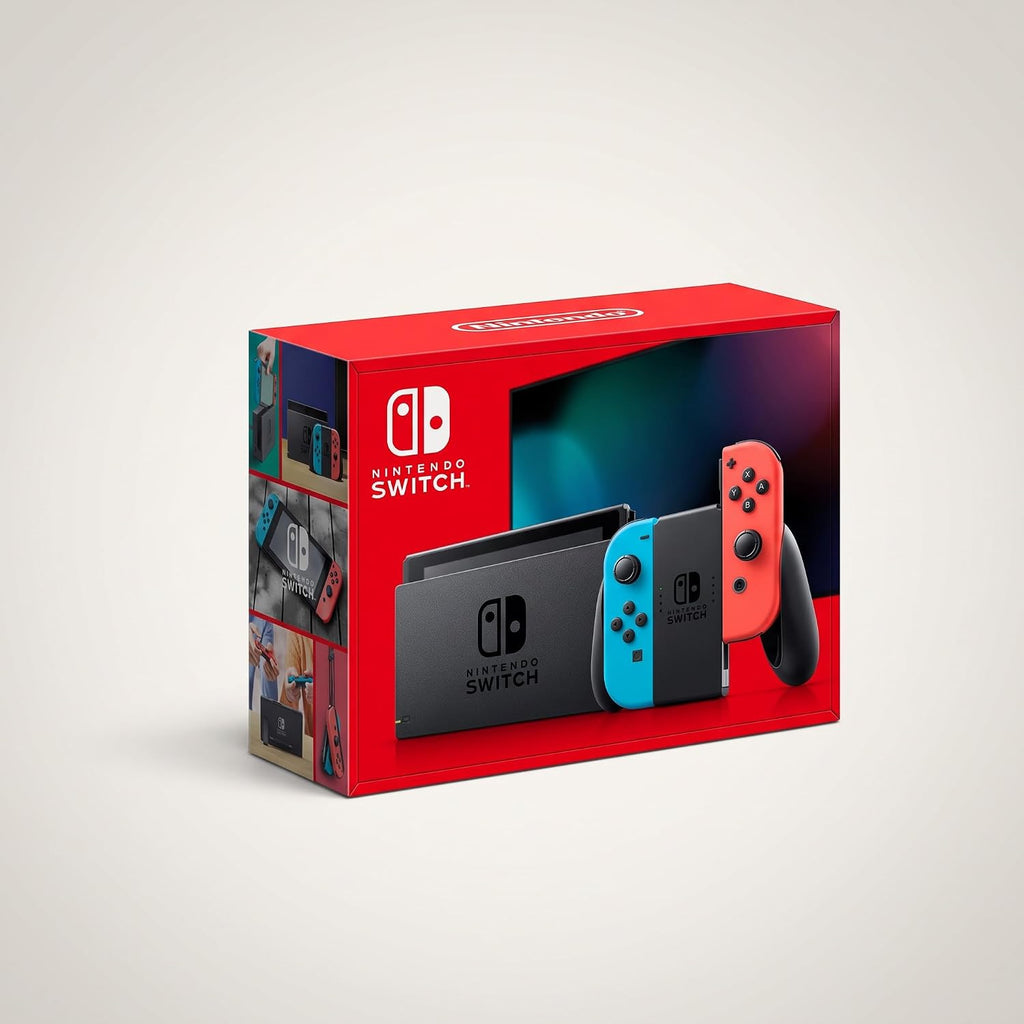 Nintendo Switch con Joy-Con Neón Azul y Neón Rojo - Consola de videojuegos portátil