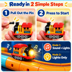 Juego de tren eléctrico para niños de 3, 4, 5, 6, 7, 8 años