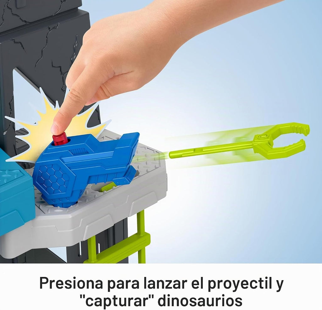 Fisher-Price Imaginext Jurassic World Juguetes de Dinosaurios Scan & Glow Conjunto de Juego de Dinosaurios con Luces y Sonidos para Niños de 3+ Años