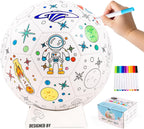 EVERICH TOY - Pinta tu propia pelota de fútbol, juguetes de astronauta, regalo de fútbol para niños