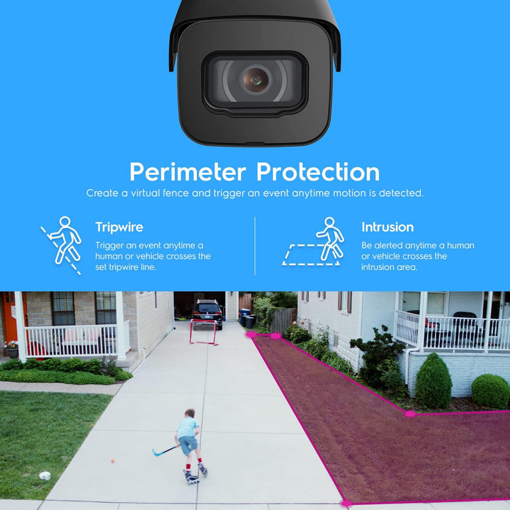 Amcrest Sistema de cámara de seguridad 4K con NVR PoE 4K 8CH, (4) c...