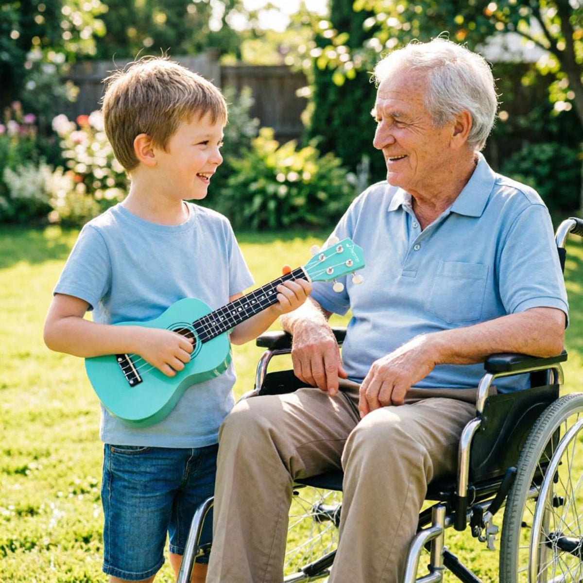 Kit de Ukelele Soprano de 21 Pulgadas para Principiantes de Madera de Tilo para Niños, Adultos y Estudiantes - Mini Guitarra Ukalelee con Libro, Bolsa de Concierto, Afinador, Correa, Púas y