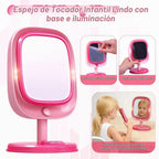 Juguetes de peluquería para niñas de 3 a 8 años, juego de peluquería de peluquería, accesorios de maquillaje con luces y sonidos interactivos, juguetes educativos de vestir, regalos de cumpleaños para niños de 3, 4, 5, 6, 7, 8 años