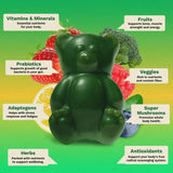 Gruns - Gomitas multivitamínicas Super Greens para adultos, superal...